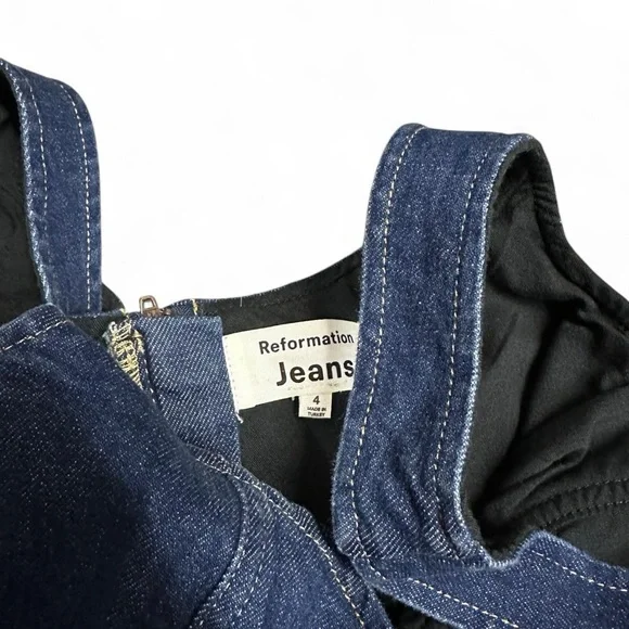 Reformation Jeans Denim Mini Dress - Picture 4 of 4